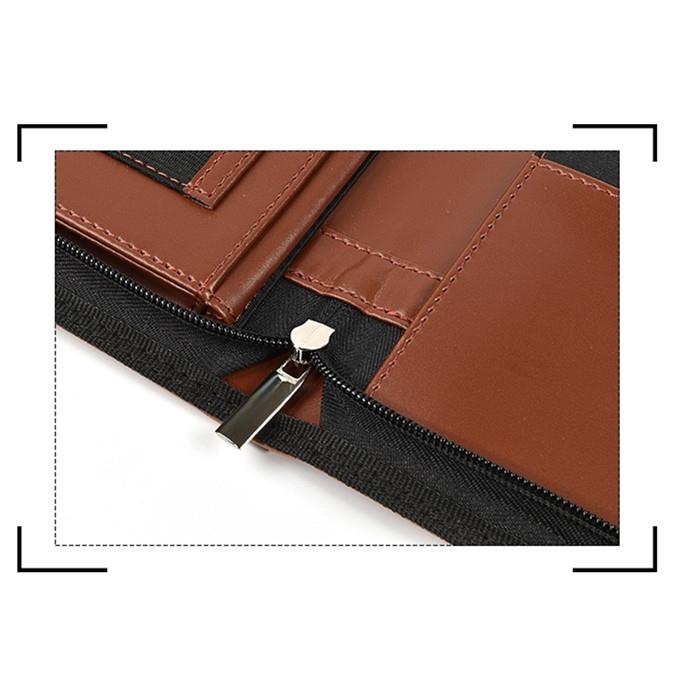LYF040 Padfolio Removable Clipboard with Secure Zippered Closure, (8)