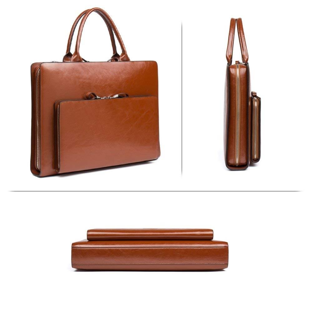 Leather Folder Portfolio Bags For Men-5