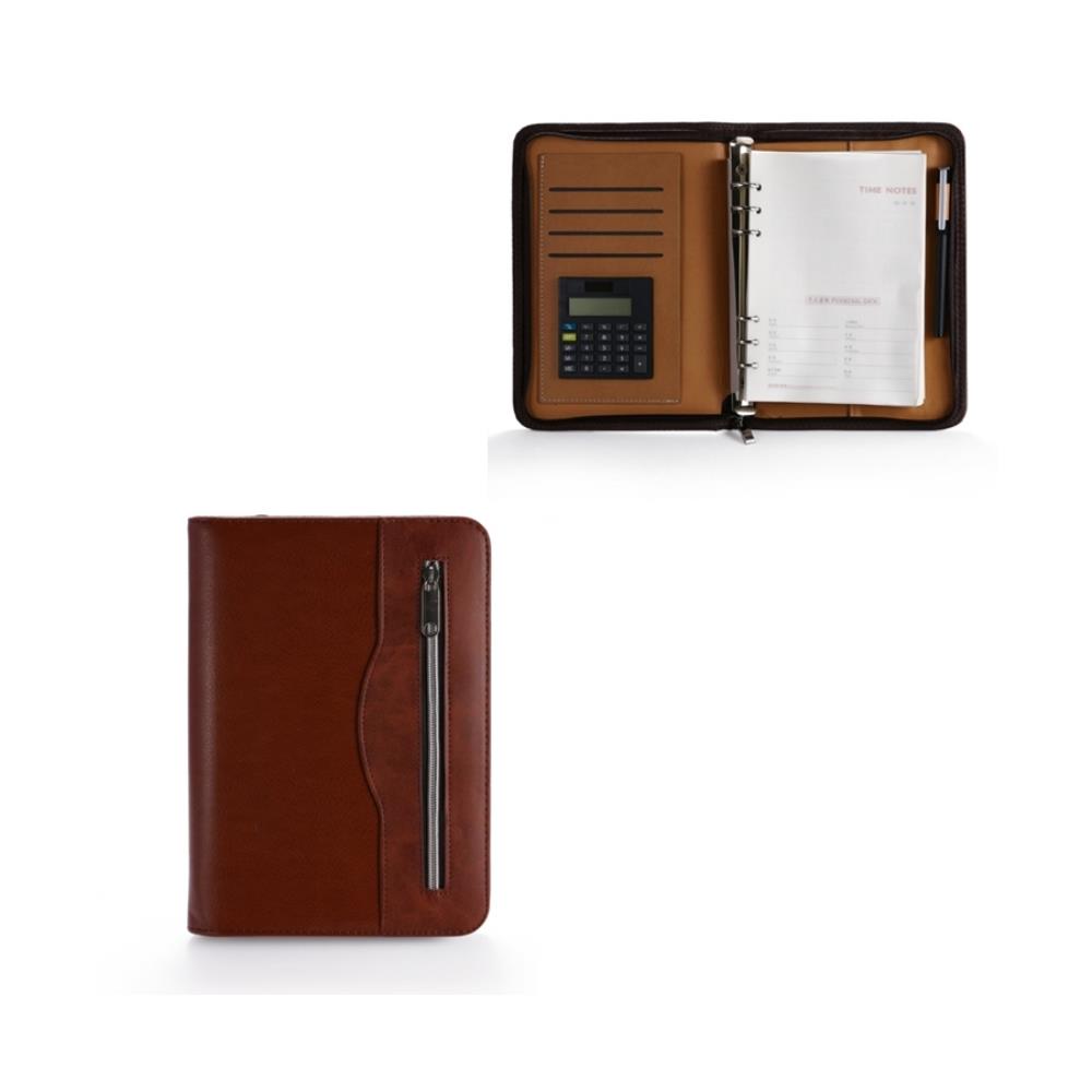Brown Leather Portfolio Notebook-5 Brown Leather Portfolio Notebook-5