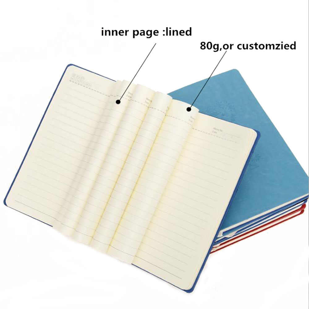 hardcover pu leather notebook