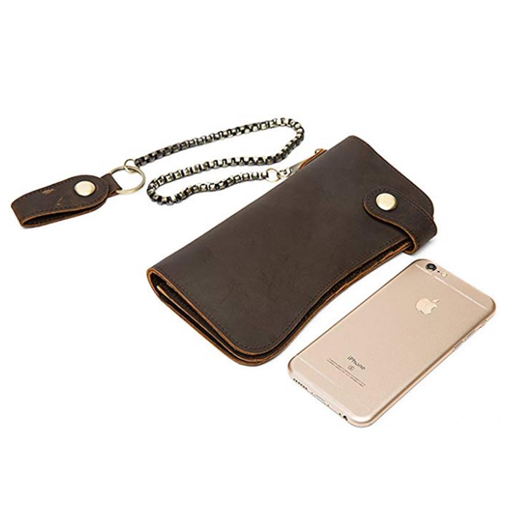 Brown PU Leather Wallet Chain-5 Brown PU Leather Wallet Chain-5