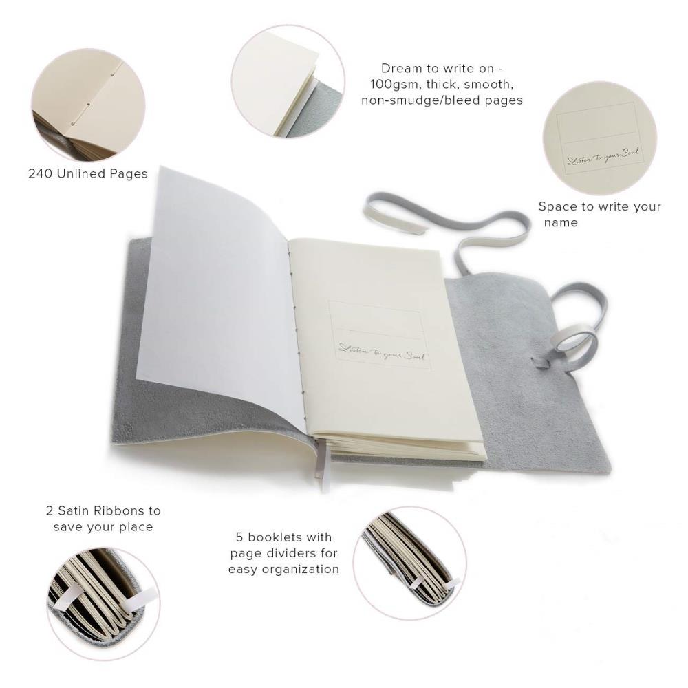 Leather Notebook Cover With Pen Holder-5 Leather Notebook Cover With Pen Holder-5