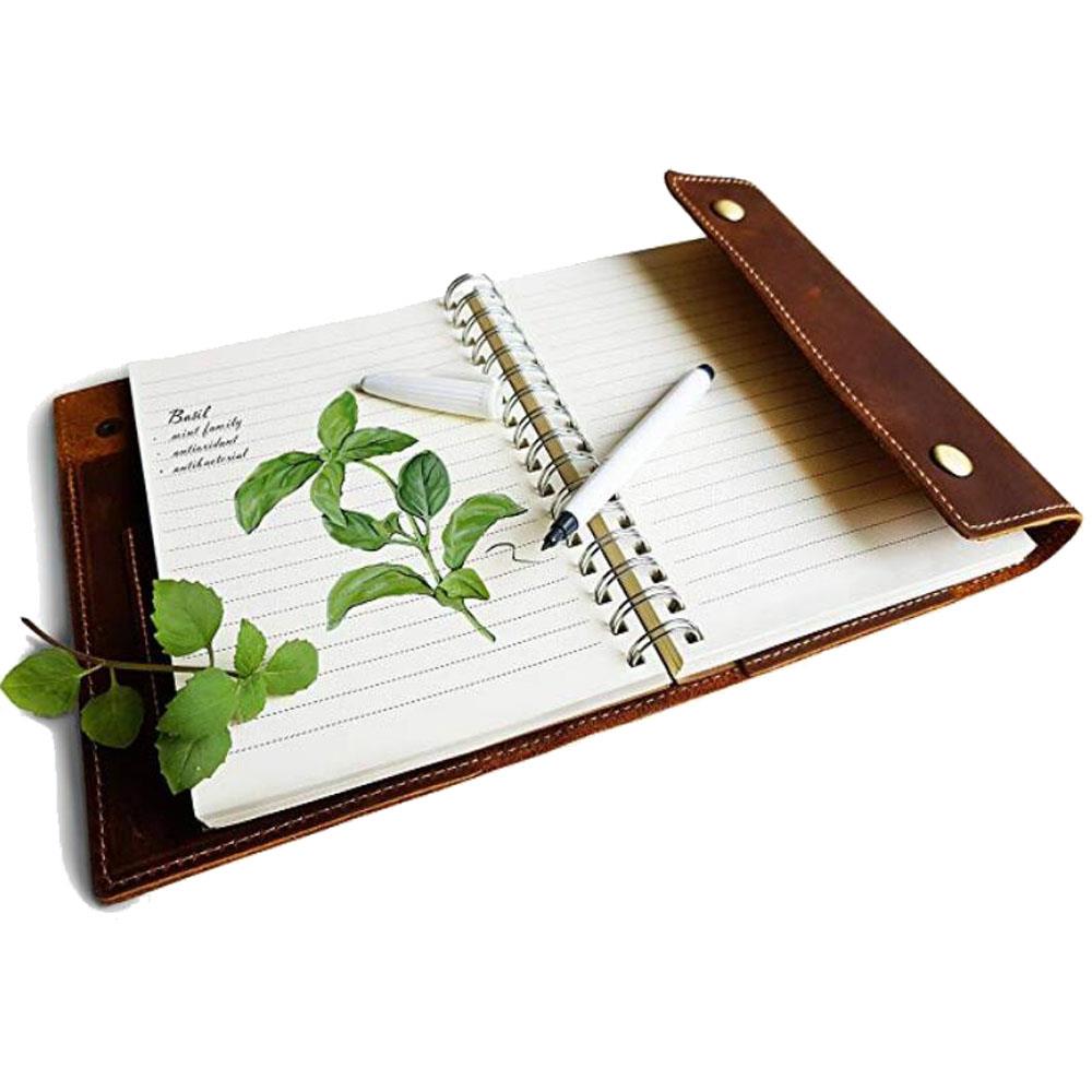 high qulity genuine leather notebook