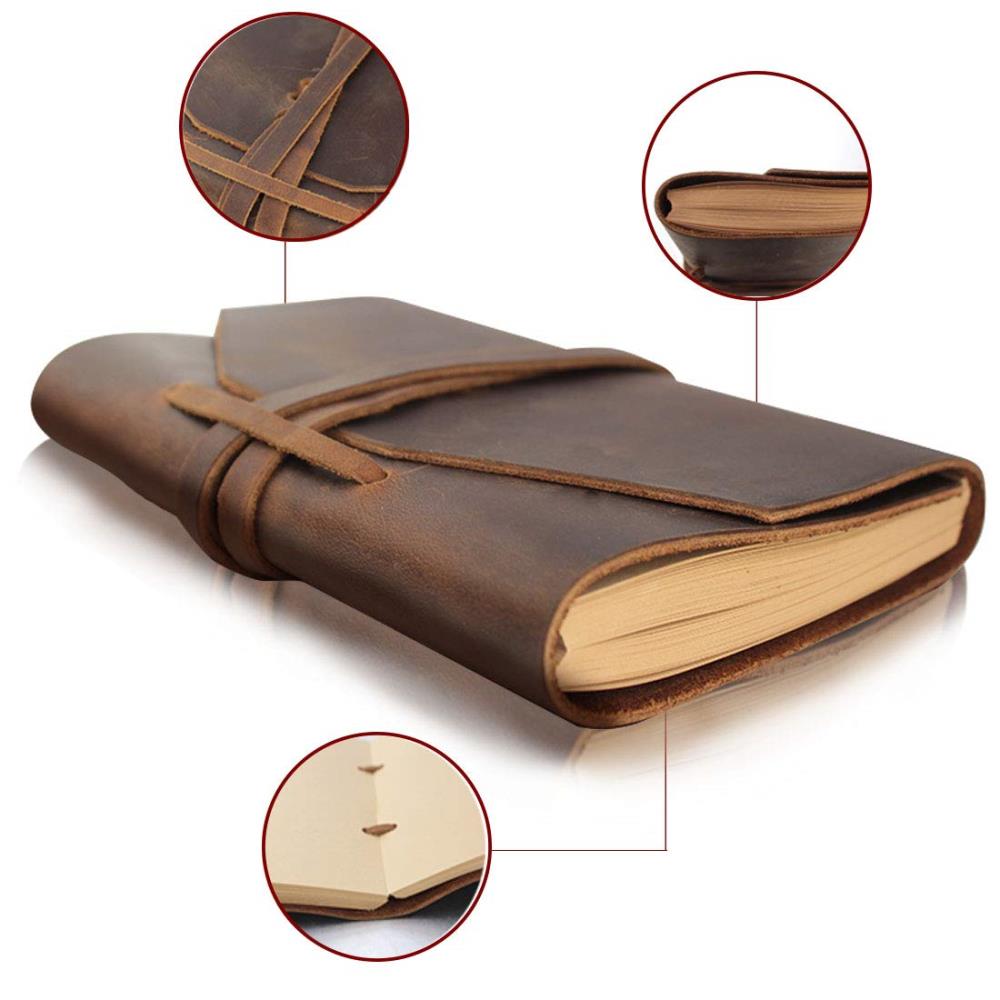 Vintage Genuine Leather Diary-6