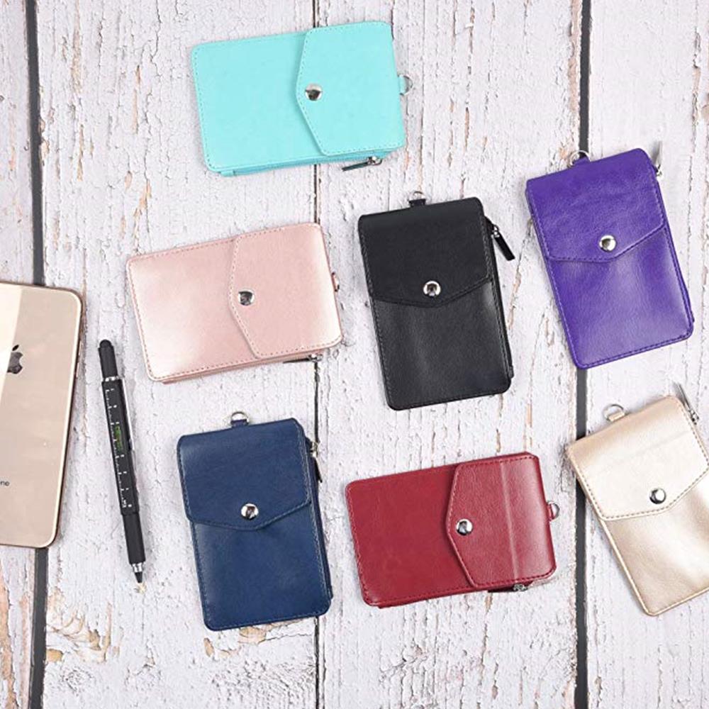 Leather Card Holder For Lanyard-5 Leather Card Holder For Lanyard-5