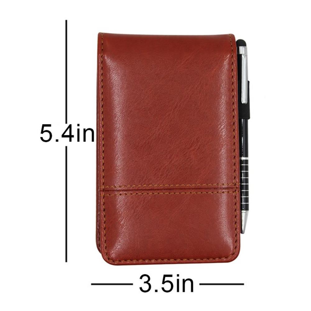 Leather Notepad Cover Jotter-5