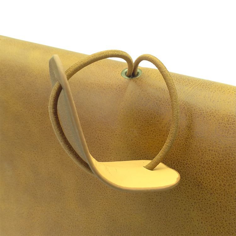 leather journal with string closure