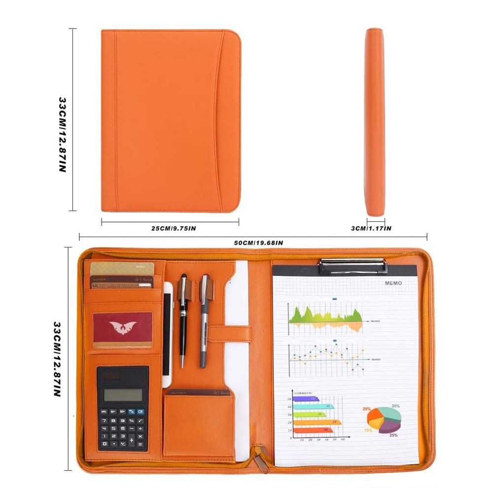 PU A4 File Folder Padfolio PU A4 File Folder Padfolio