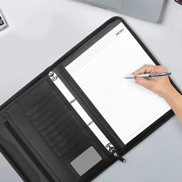 Leather A4 binder 3 Leather A4 binder 3