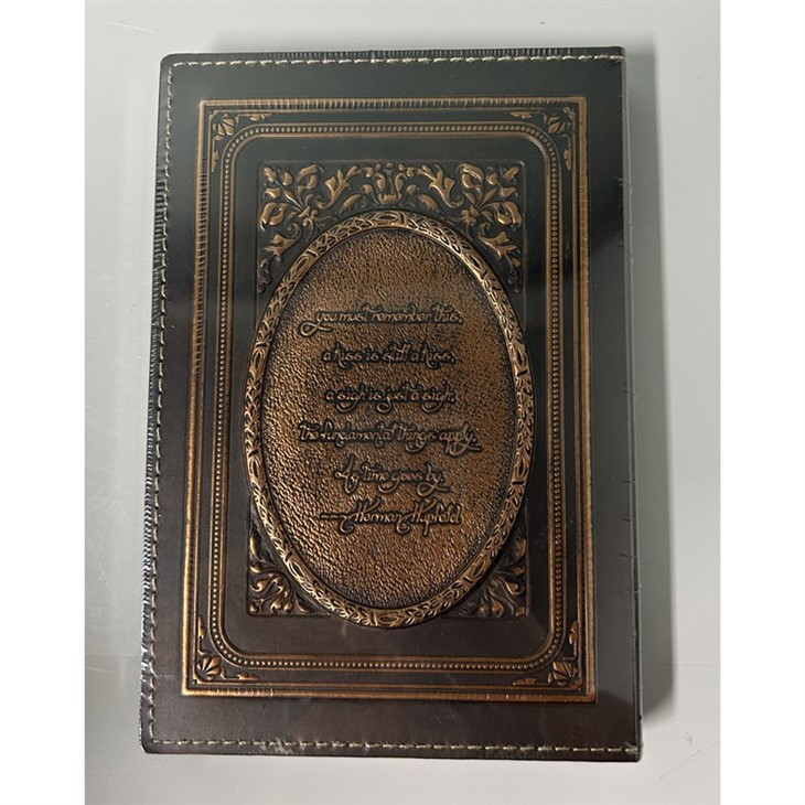 	 3d embossed notebook