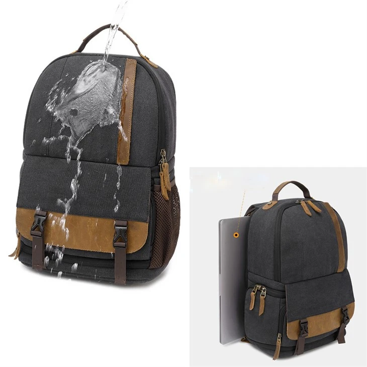 Backpack Canvas And Leather Backpack Canvas And Leather