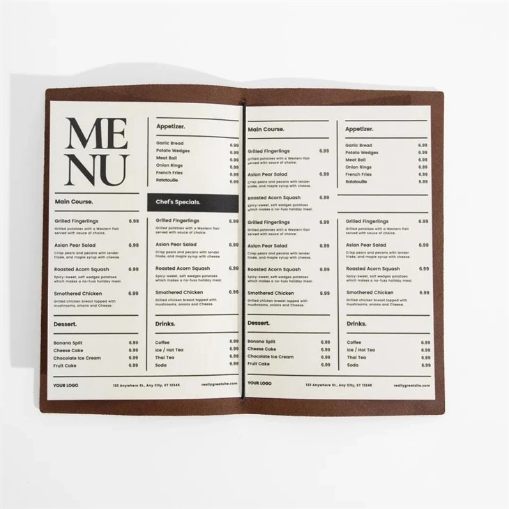 menu book menu book