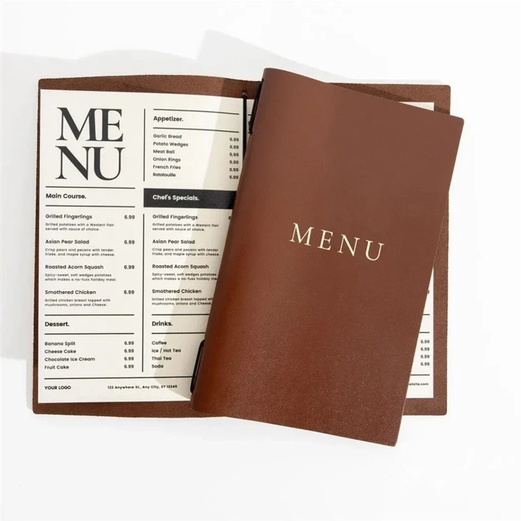 menu cover menu cover