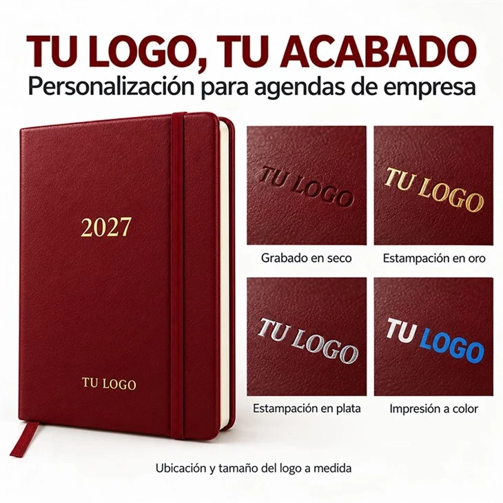 Custom Spanish Agendas 2027 high quality
