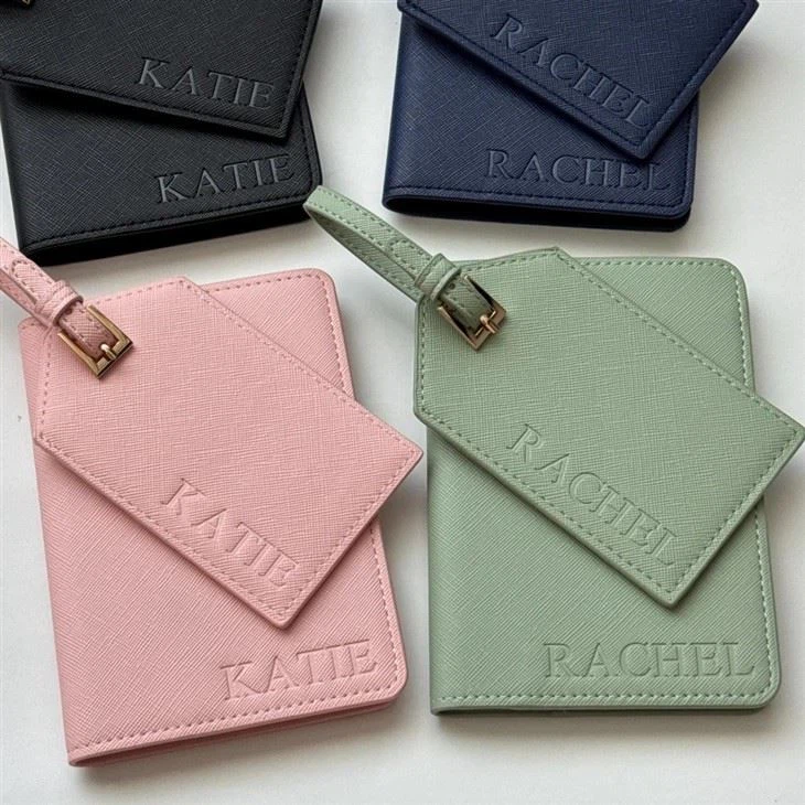 passport and luggage tag