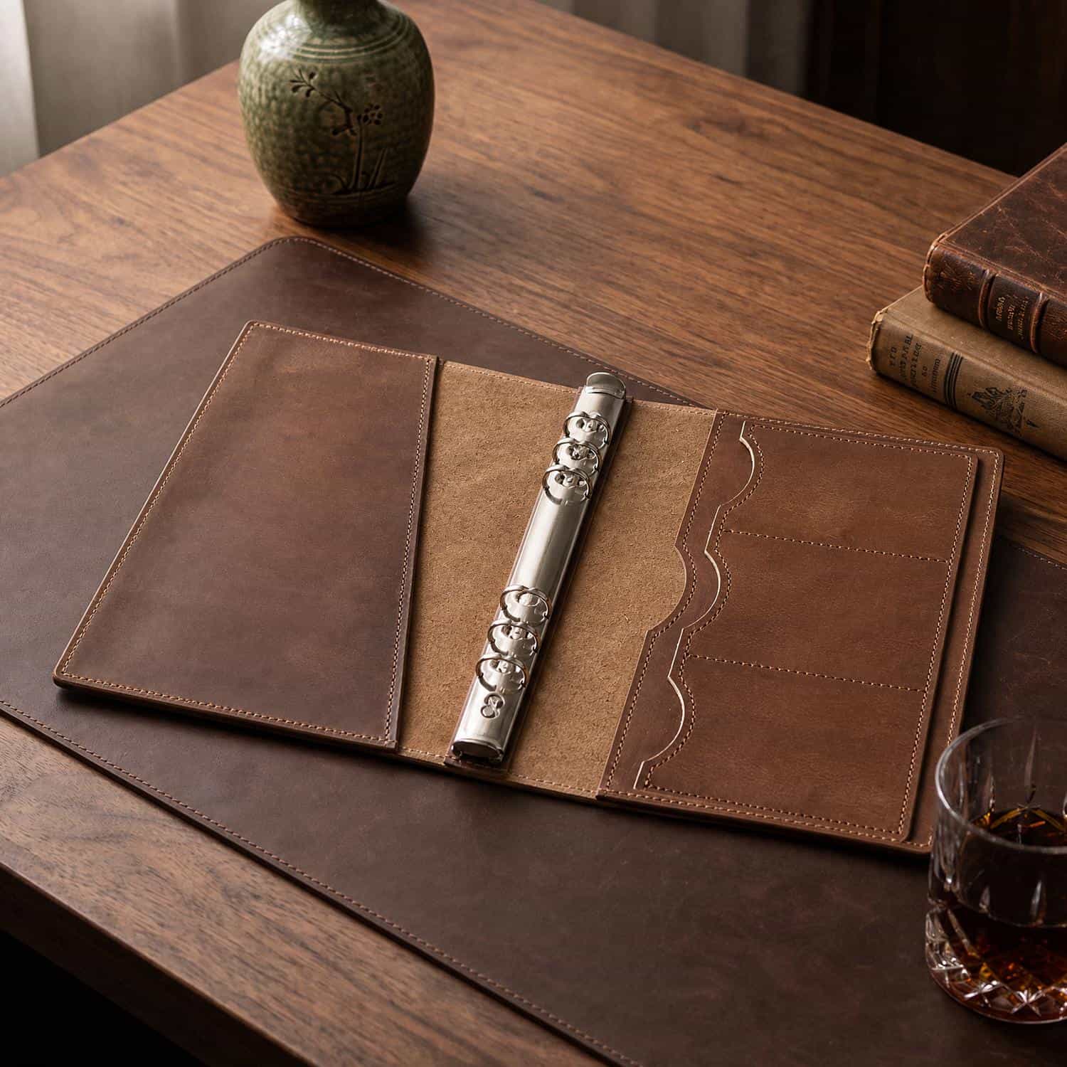 Full grain leather binder Full grain leather binder