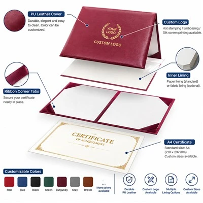 Custom PU Diploma Cover