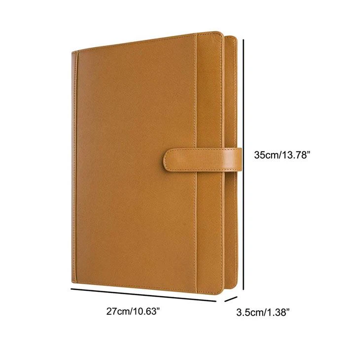 A4 Loose Leaf PU Leather Padfolio A4 Loose Leaf PU Leather Padfolio