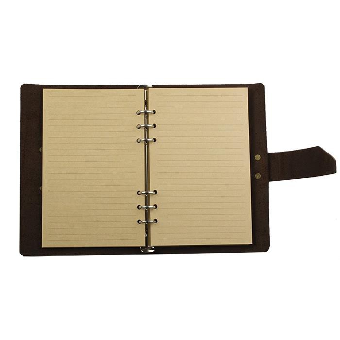 A5 Embossed Travel Leather Journal