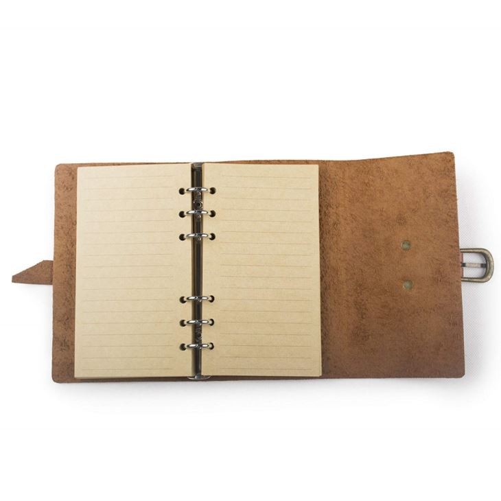 Brown Soft Cover Leather Diary A6