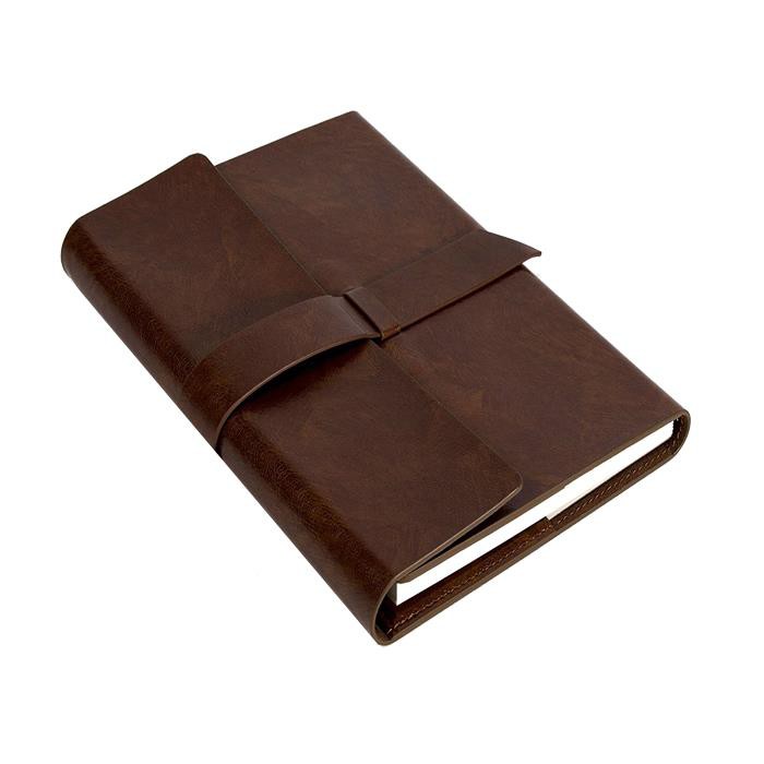 Custom Embossed Brown Leather Journal Custom Embossed Brown Leather Journal