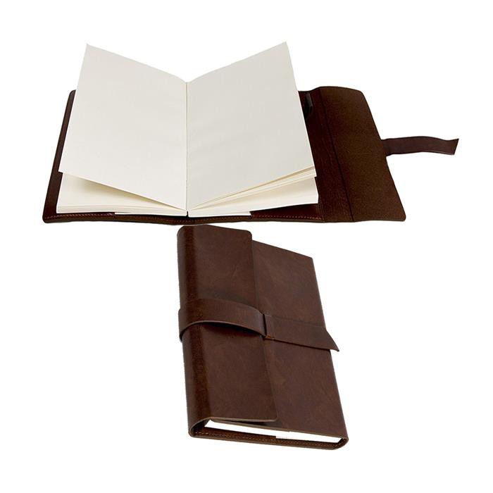 Custom Embossed Brown Leather Journal Custom Embossed Brown Leather Journal