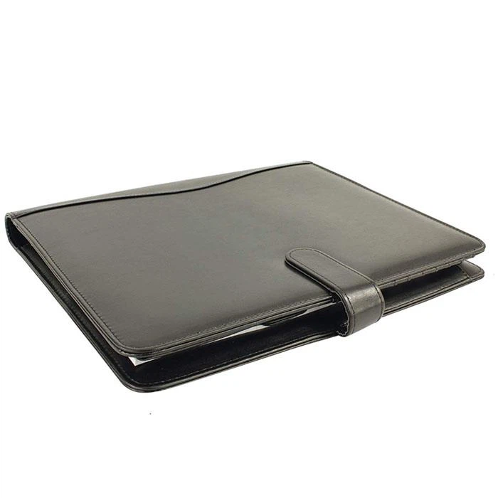 Embossing A4 Ring Binder Leather Padfolio Embossing A4 Ring Binder Leather Padfolio