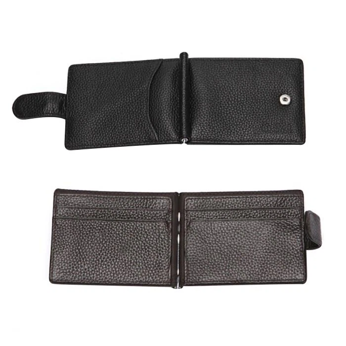 Faux Leather Money Clip Holder