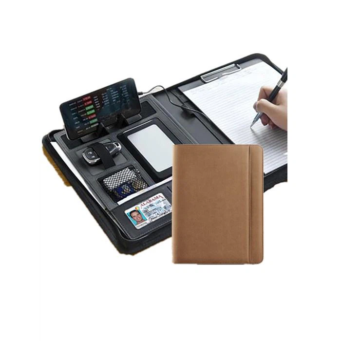 PU Leather Zipper Padfolio Portfolio With Legal Pad PU Leather Zipper Padfolio Portfolio With Legal Pad