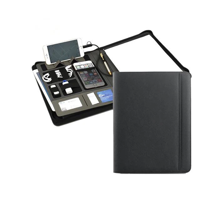 PU Leather Zipper Padfolio Portfolio With Legal Pad PU Leather Zipper Padfolio Portfolio With Legal Pad