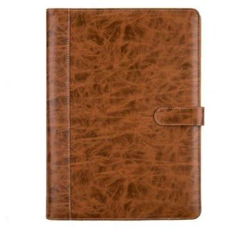 Brown A4 PU Leather Presentation Folder