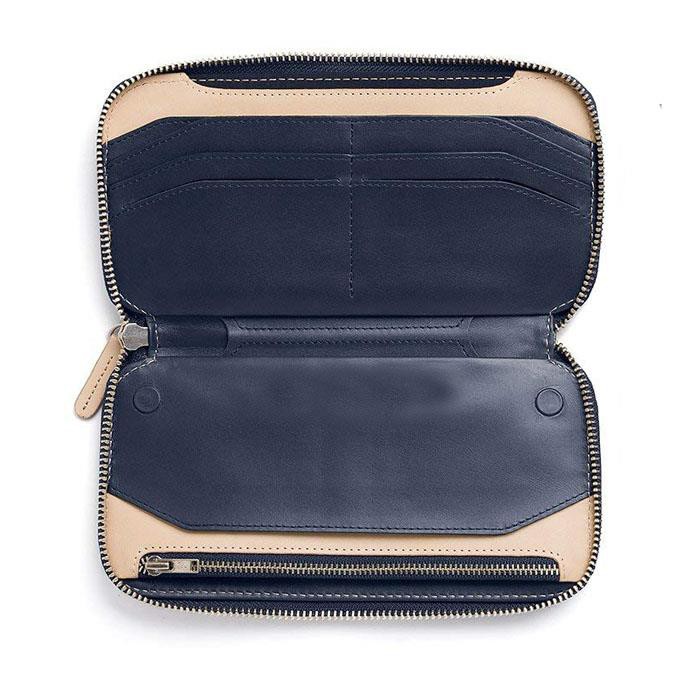 Unisex PU Zipper Travel Wallet