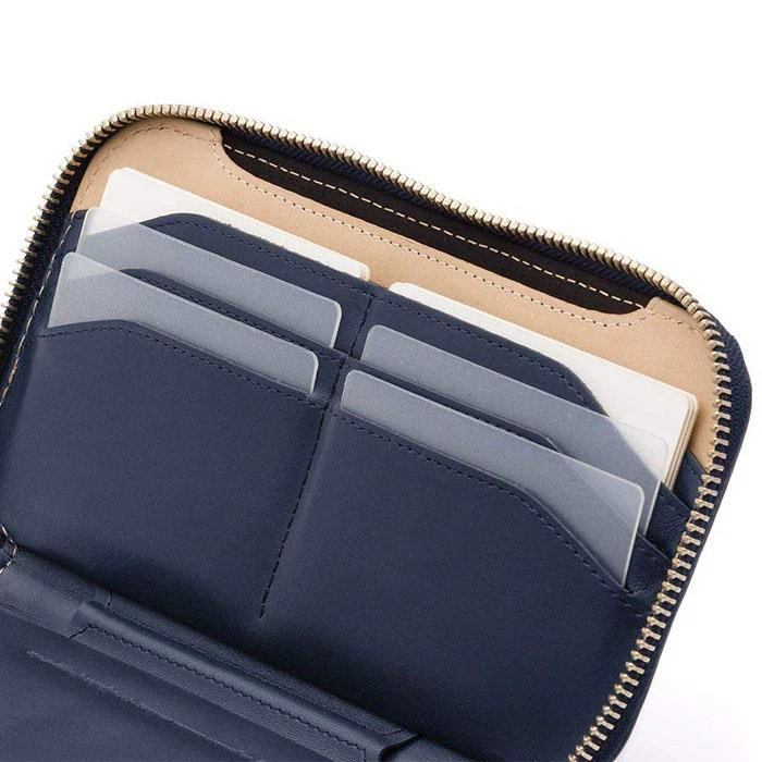 Unisex PU Zipper Travel Wallet