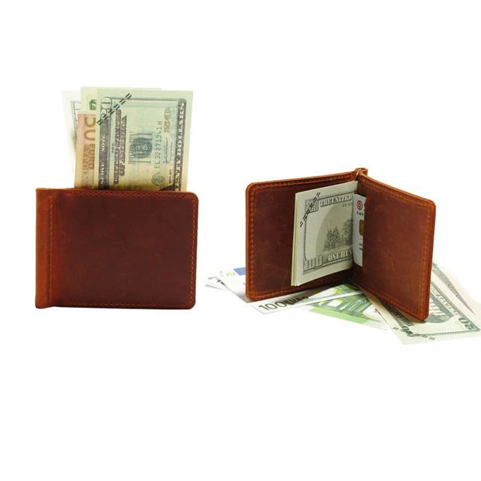 Vintage Men Wallet With Money Clip