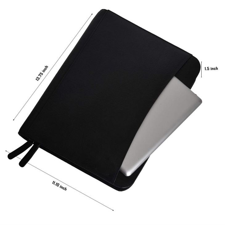 Black PU Leather Portfolio A4 Black PU Leather Portfolio A4