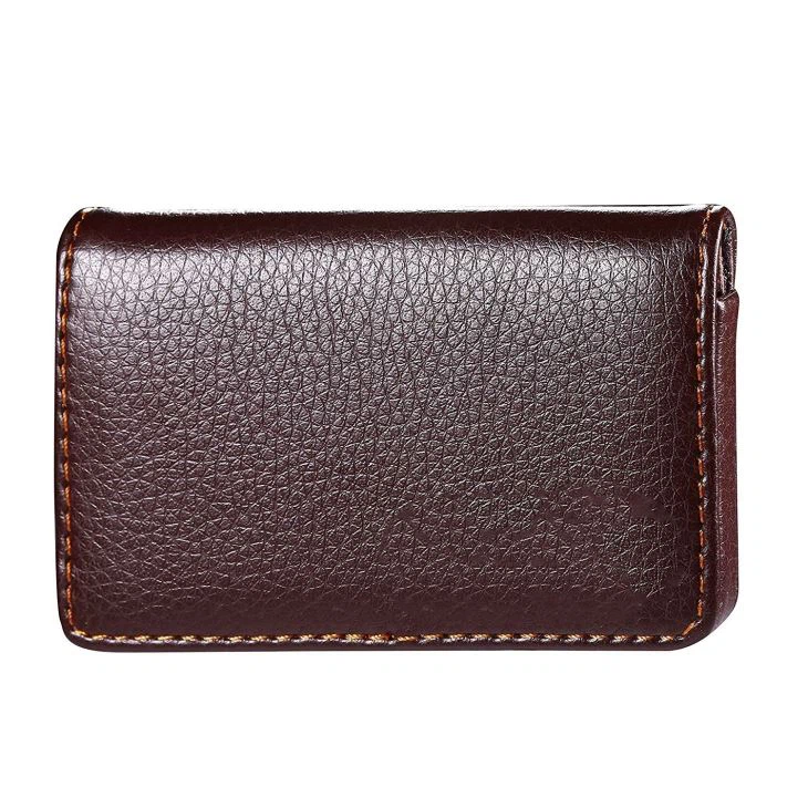 Brown PU Leather Name Card Holder Brown PU Leather Name Card Holder