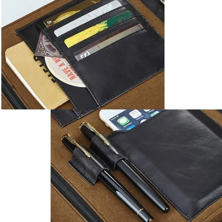 Faux Leather Portfolio Binder Faux Leather Portfolio Binder