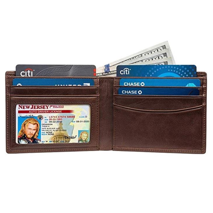 Faux Leather Wallet Bifold Faux Leather Wallet Bifold