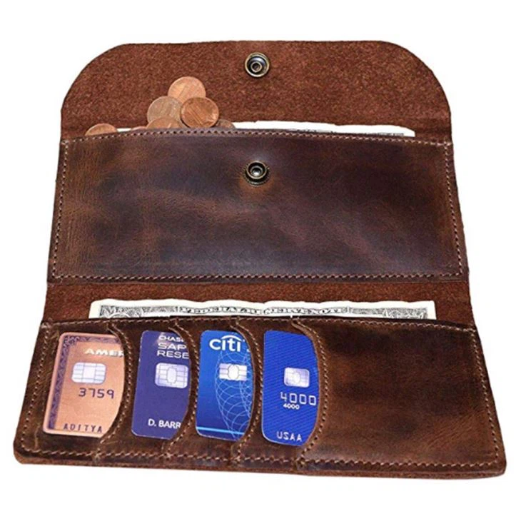 Leather Card Holder Bifold Leather Card Holder Bifold