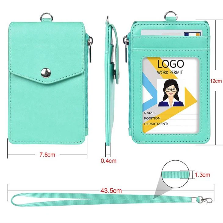 Leather Card Holder For Lanyard Leather Card Holder For Lanyard