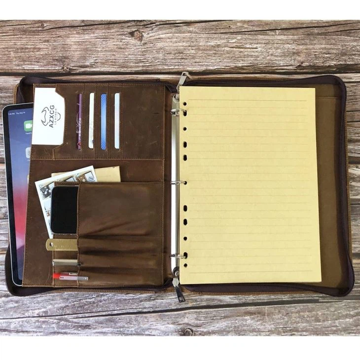 Leather Custom Conference Folder Leather Custom Conference Folder
