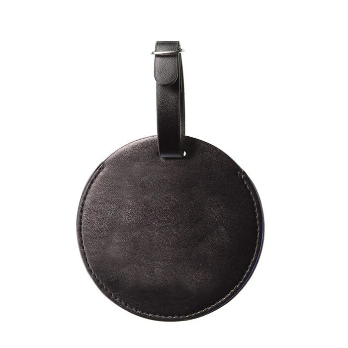 Leather Luggage Tag Round Leather Luggage Tag Round