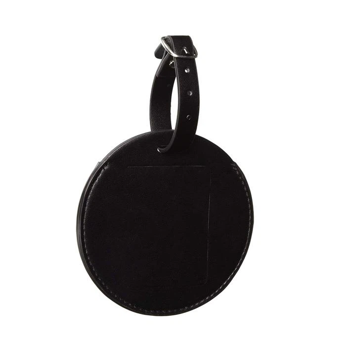 Leather Luggage Tag Round Leather Luggage Tag Round