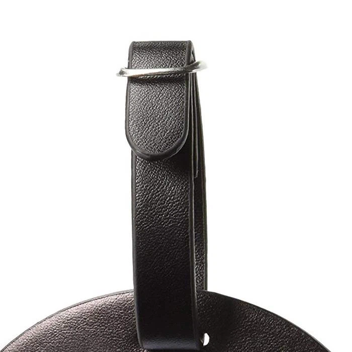 Leather Luggage Tag Round Leather Luggage Tag Round