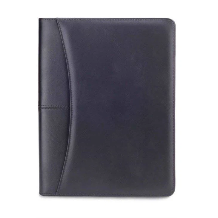 Leather Portfolio With Zipper