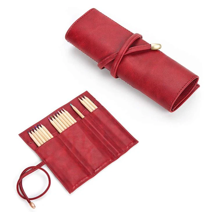 Leather Rollup Pencil Case Leather Rollup Pencil Case