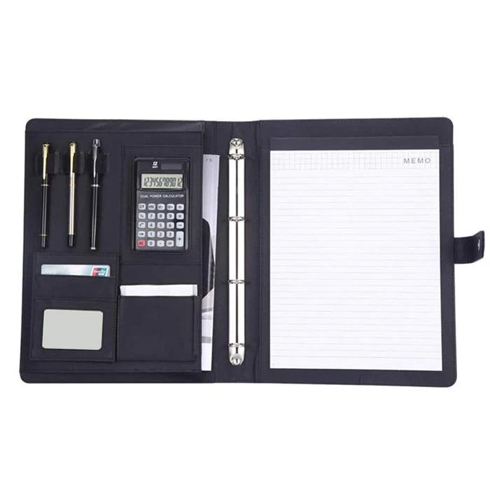 PU Meeting Folder With Calculator PU Meeting Folder With Calculator