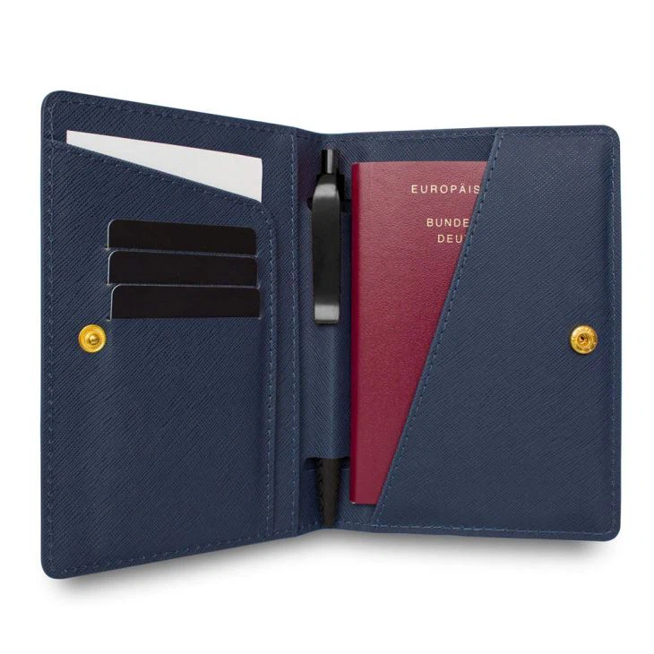 Rfid Leather Passport Cover