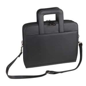 Leather Portfolio Bag With Strap