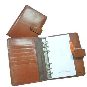 A5 Leather Folder And Notebooks